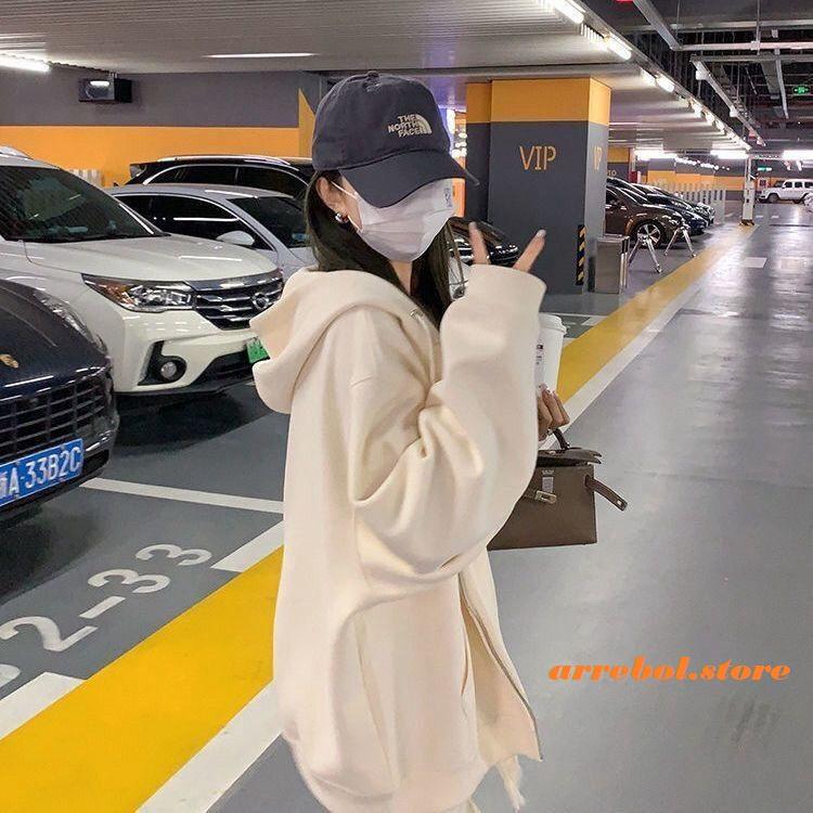 Áo Khoác Hoodie Cardigan NỮ Có Khóa Kéo Trơn 3 Màu Mẫu Mới của năm Thời Trang thu đông mới bao đẹp