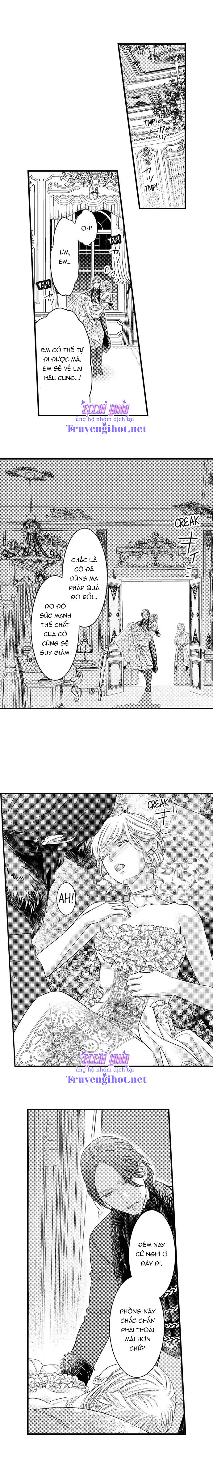 chuyển sinh vào thế giới khác ~ nếu muốn trở thành nữ hoàng hãy tìm cách để được hoàng đế sủng ái vào ban đêm chapter 56.2 3