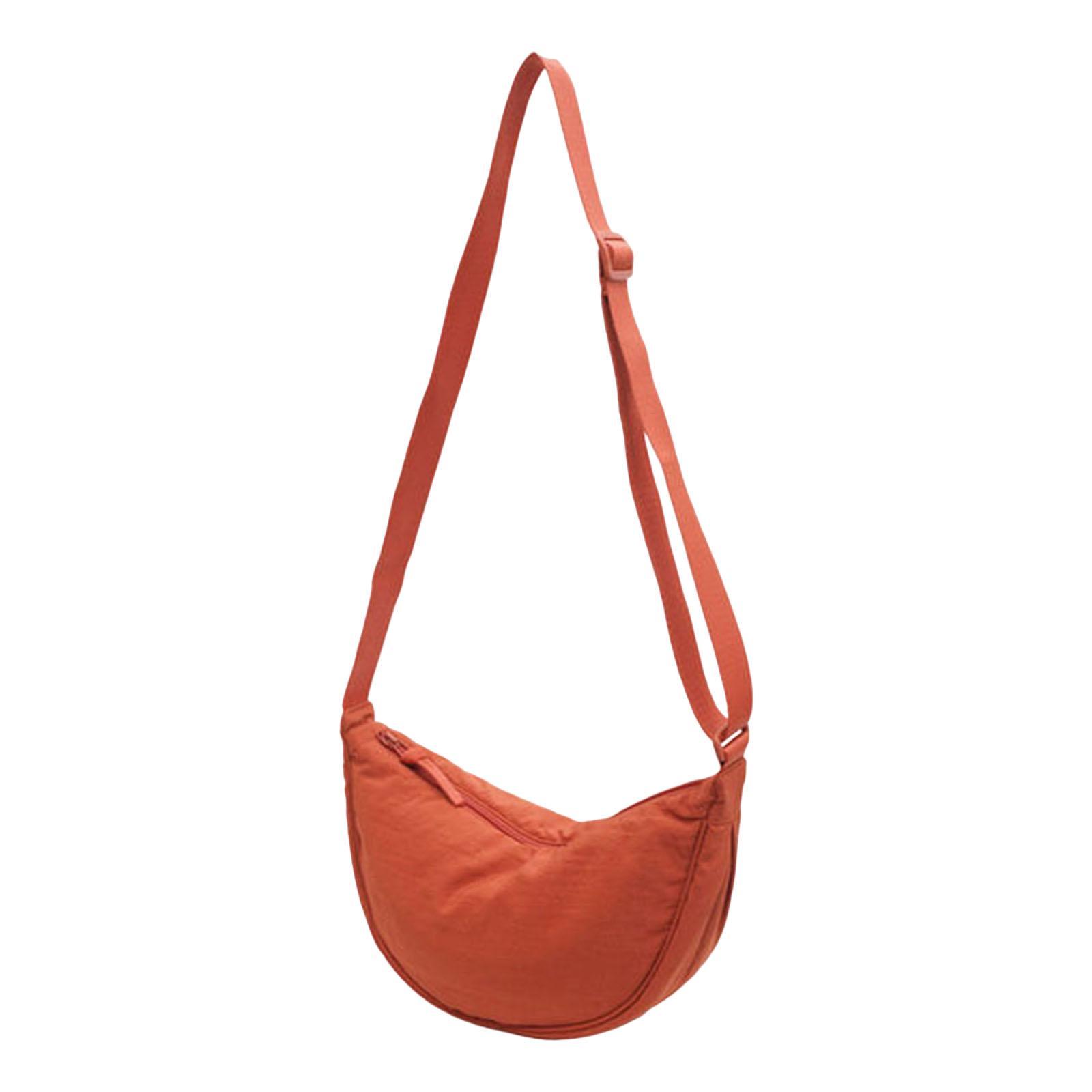 Women Dumpling Bun Lady Wallet Travel Bag Big Capacity Beach Underarm Bags Tote Shopping Bag Pouch Schoolbag Work Nylon Shoulder Bag Handbag