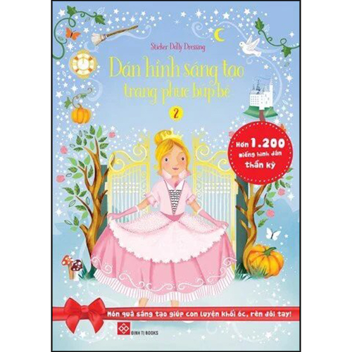 Combo 2- 4 Tập: Sticker Dolly Dressing - Dán Hình Sáng Tạo Trang Phục Búp Bê