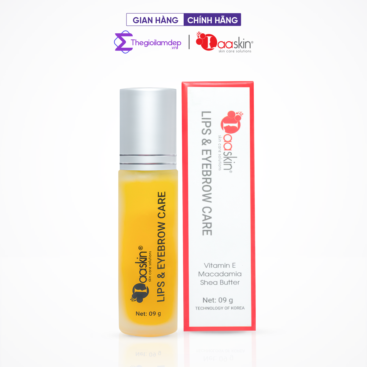Serum dưỡng ẩm mày và môi Laaskin 9g