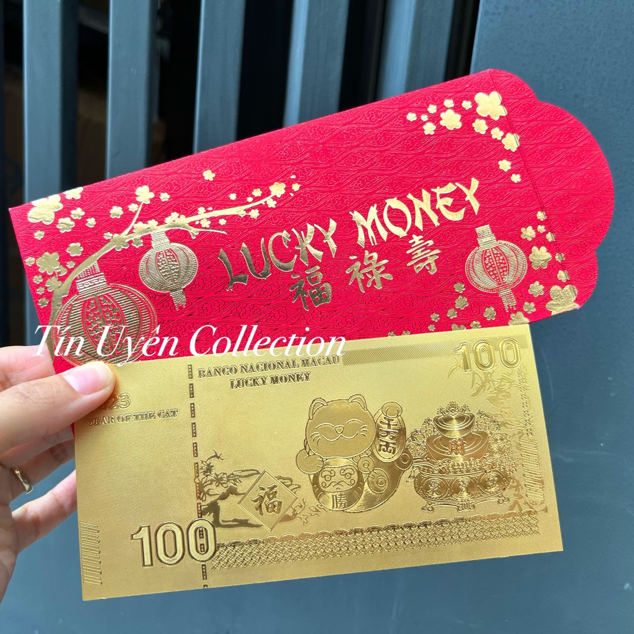 Combo 10 Bao Lì Xì Tết 2023 Lucky Money đựng Tiền Xì Lì Tết lịch sự đẹp mắt trang trọng