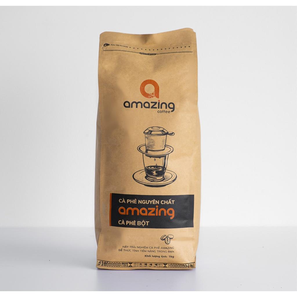 Cà phê bột Amazing 100% Robusta - 1kg