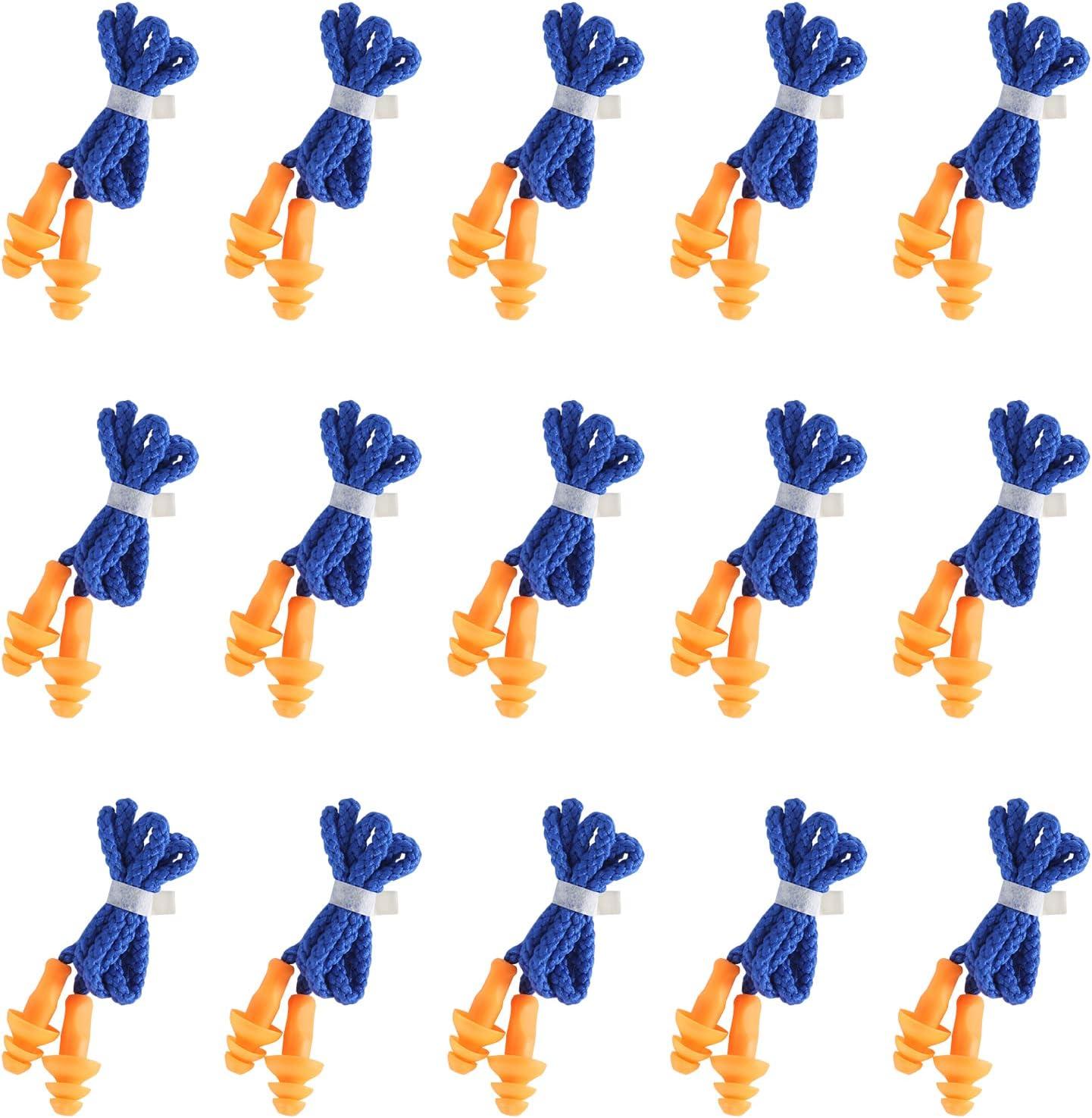 15 Cặp Nút Tai Ngủ, Nút Tai Silicon Nút Tai Bảo Vệ Thính Giác Có Thể Tái Sử Dụng Nút Tai Silicon Có Dây, Nút Tai Ngủ Cho Nơi Làm Việc Học Tập Nơi Ồn