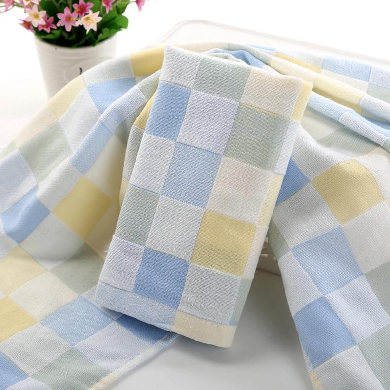 Khăn Cotton Vuông Lớp Thấm Hút Tốt Thoáng Khí Cho Bé