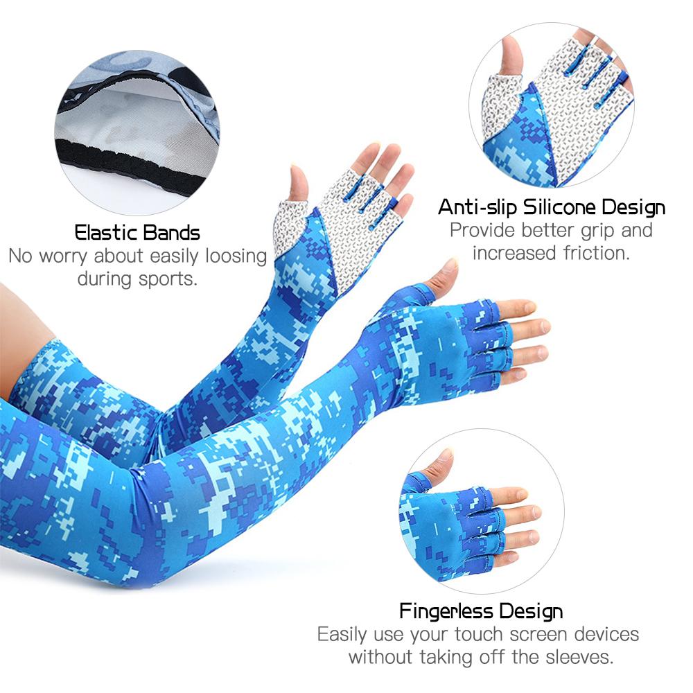 Bao Tay Dài Kèm Mặt Nạ Chống Nắng Thoáng Khi Unisex
