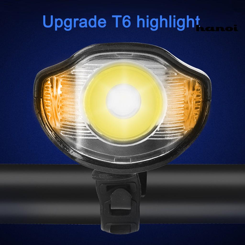Đèn Pha T6 Sạc Usb Cho Xe Đạp