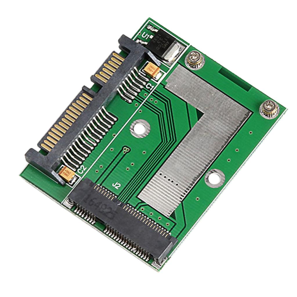 Mini Pcie mSATA SSD to 2.5'' SATA 6Gbps Adapter Converter Card 30x50mm
