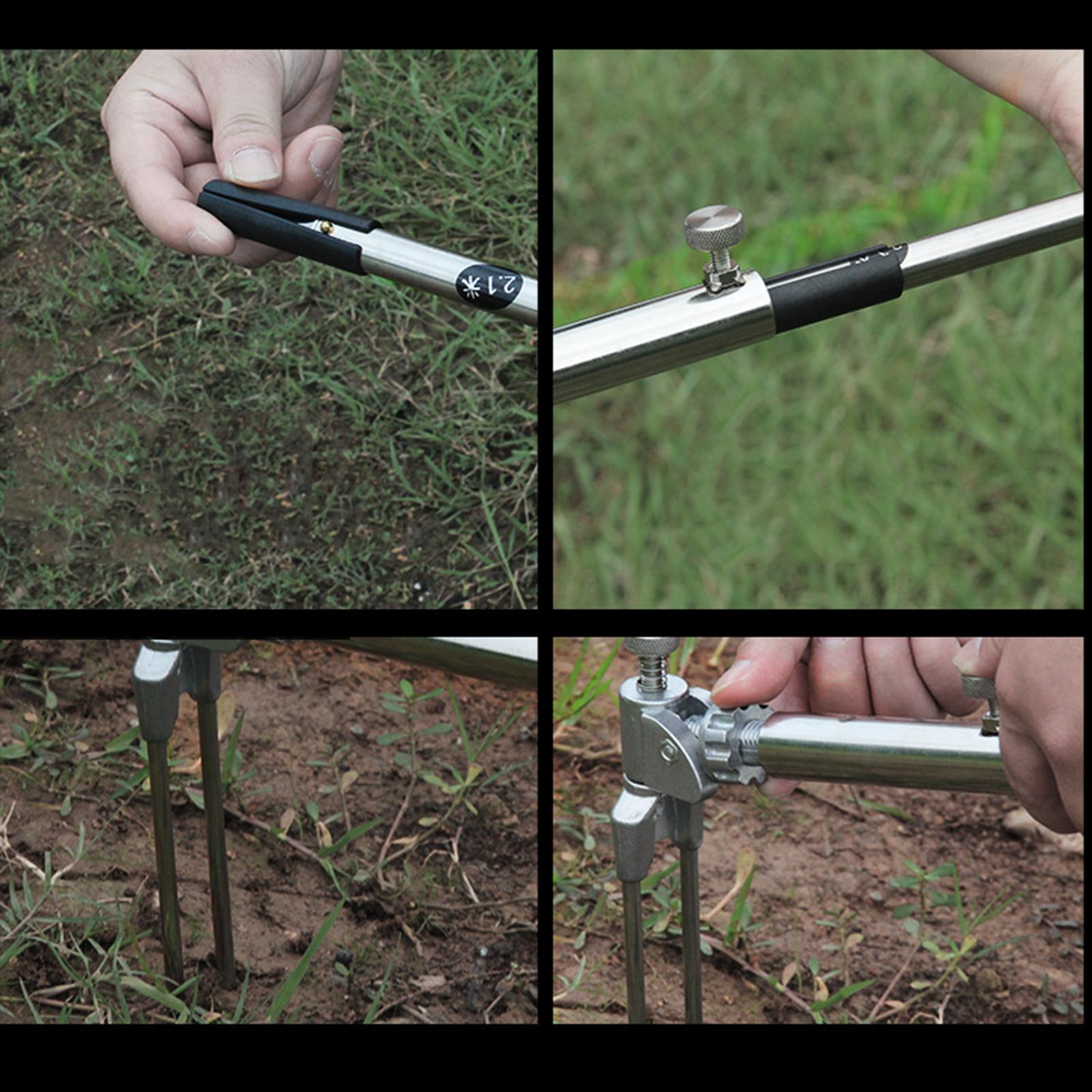 Ground Fishing Rod Holder Stand Adjustable Fish Rods Support
