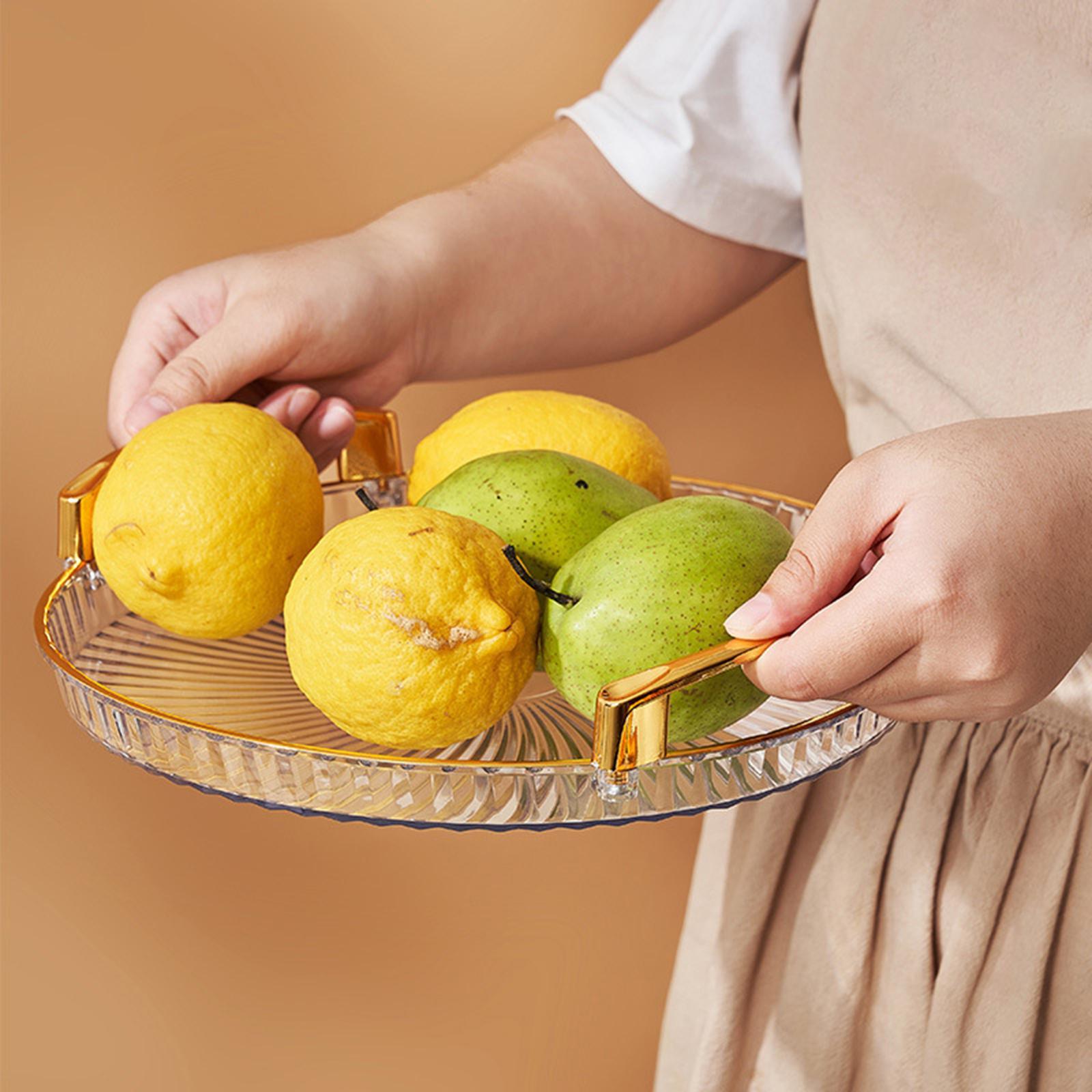 Serving Trays Clear Serving Platters Organization Elegant Snacks Trays Dessert Plates for Cupcake Display Birthday Party