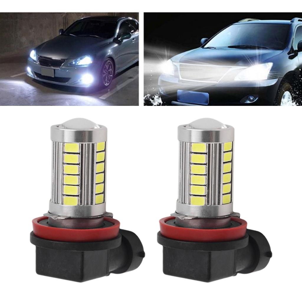 2Pcs 6000K H11 21 LED Fog Driving Light Bulbs DRL Super
