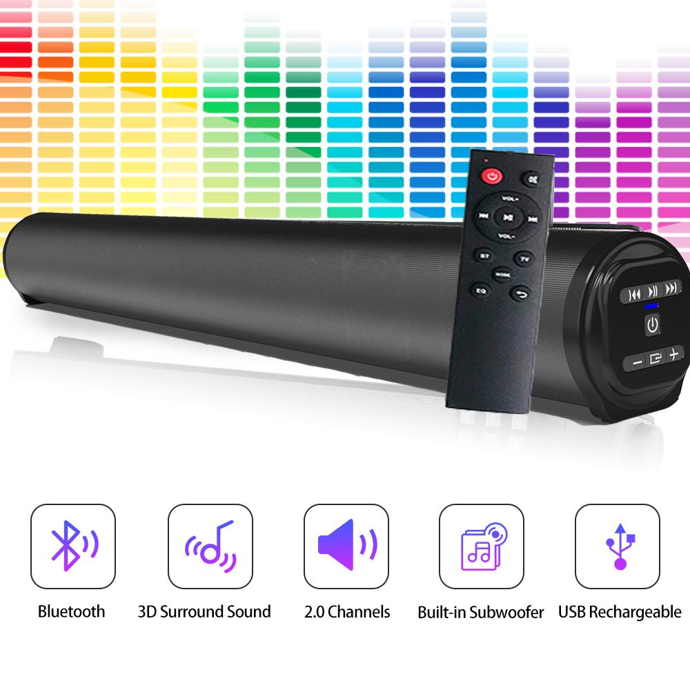 Hệ thống loa thanh âm thanh Bluetooth không dây Siêu âm Bass có dây bao quanh STEREO HOME BIOTER Truyền hình truyền hình mạnh mẽ BS10, BS28A, BS28B Màu sắc: BS-28a