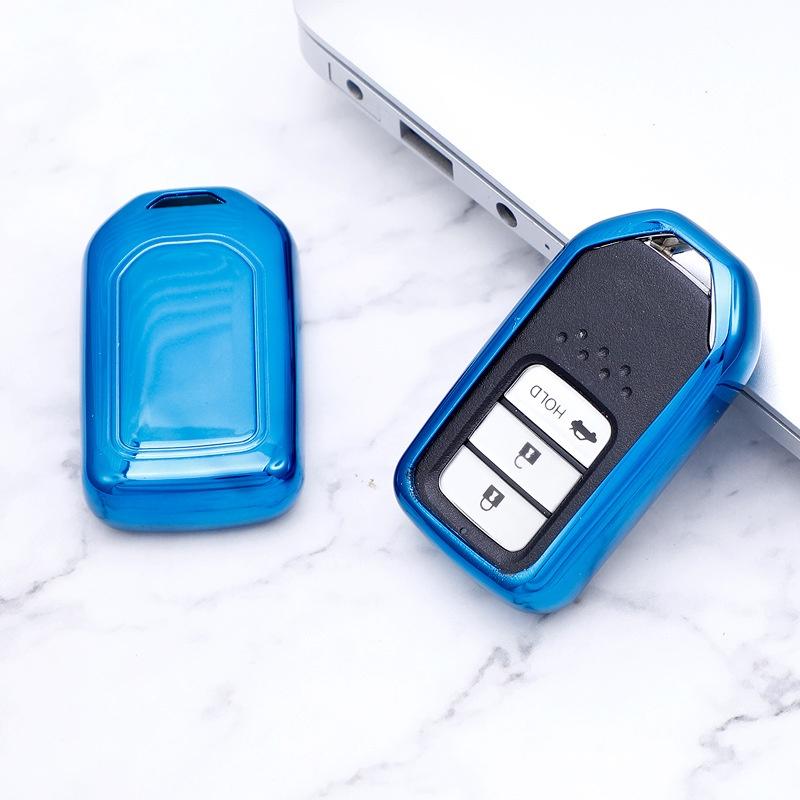 Vỏ Tpu Bảo Vệ Chìa Khóa Điều Khiển Từ Xa Cho Xe Hơi Honda City Hrv Brv Jazz Crv Accord Civic