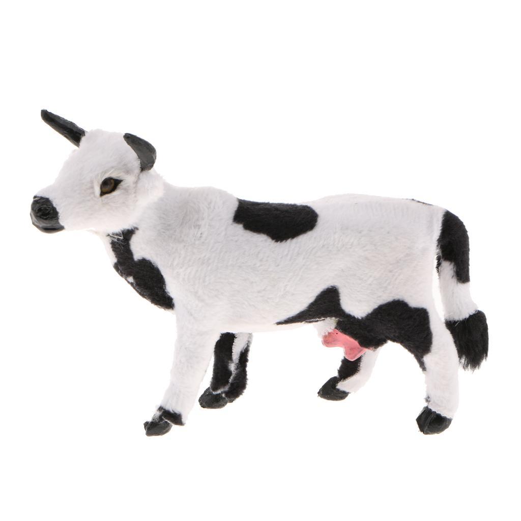White and Black Decorative Garden Ornament Statue