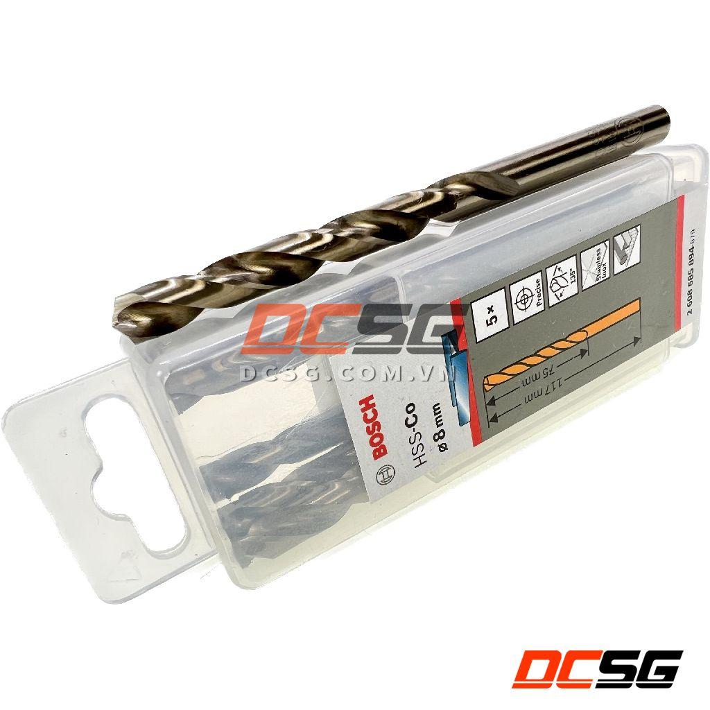 Mũi khoan thép, Inox HSS-Co 1.0-6.0mm Bosch \ DCSG