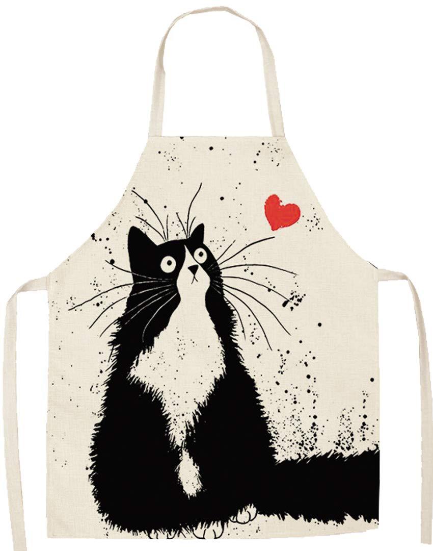 Phim hoạt hình dễ thương-Unisex Tạp dề nấu ăn Tạp dề