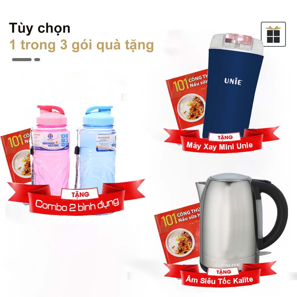 [Nhập CECAMP110KD1 giảm 110K] Máy Làm Sữa Hạt Đa Năng Unie V9s, Tích 1.75L, Công Suất 1800W, Hàng Chính Hãng