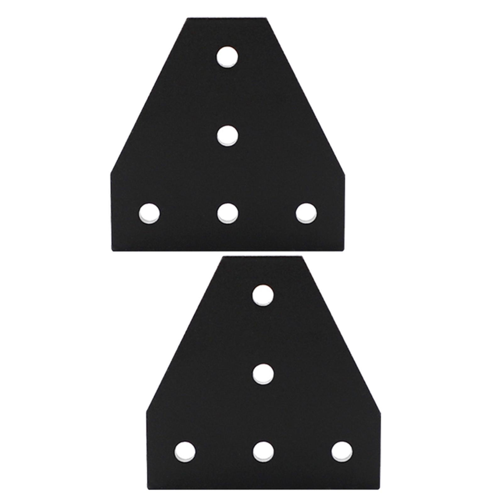2x 5 Hole Joint Board Plate Joining Plate Bracket for 3D Printer Accessories
