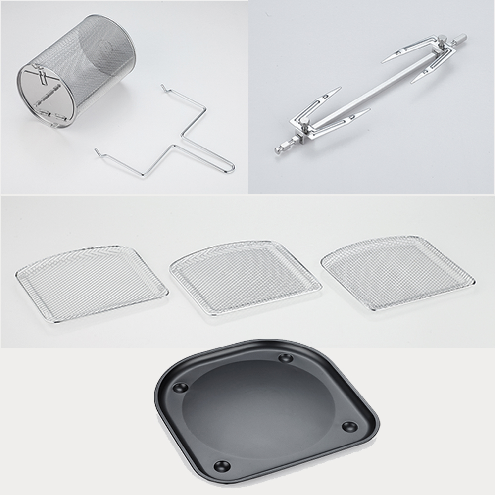 Lò chiên nướng không khí LocknLock EJF691 10L - Hàng chính hãng, cảm ứng, kèm 5 phụ kiện - JoyMall