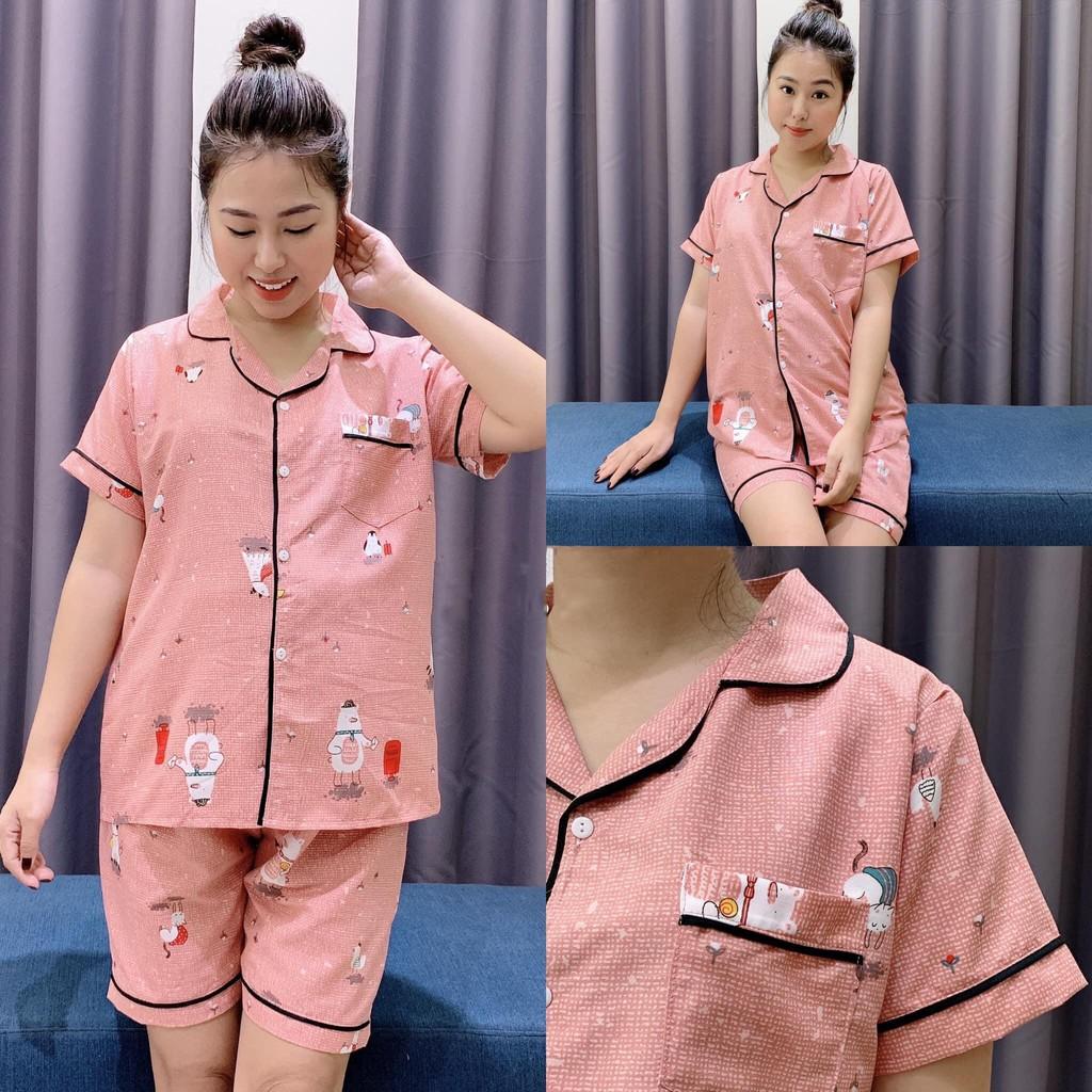 Bộ bầu Lửng Pijama, chất kate thái loại 1 full viền, thiết kế độc quyền