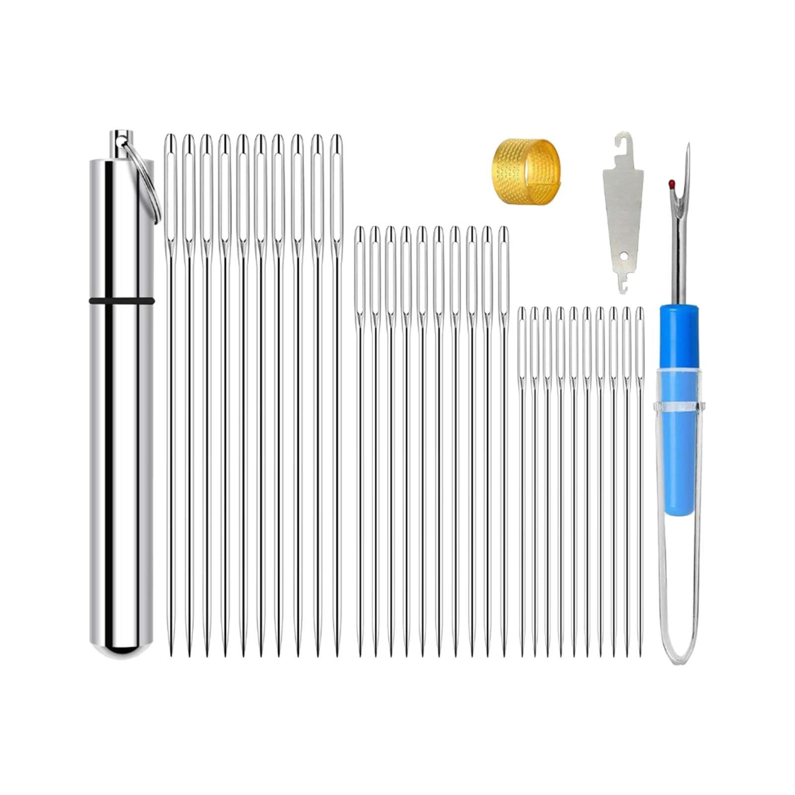 Sewing  Kit, Embroidery Sewing Seam Rippers DIY Yarn Stitching  for Embroidery Cross Hand Sewing