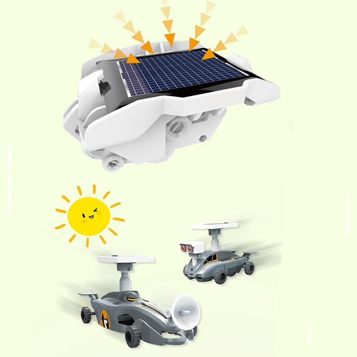 Bộ robot lắp ghép năng lượng mặt trời 4 in 1
