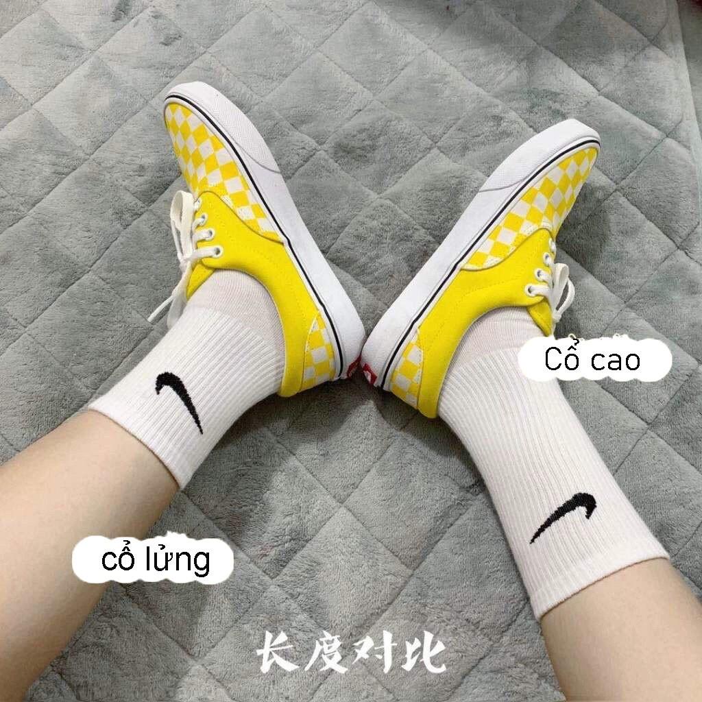 Tất nike - Vớ Nike cổ thấp nhiều Màu Nam Nữ Phối cùng sneaker cực đẹp