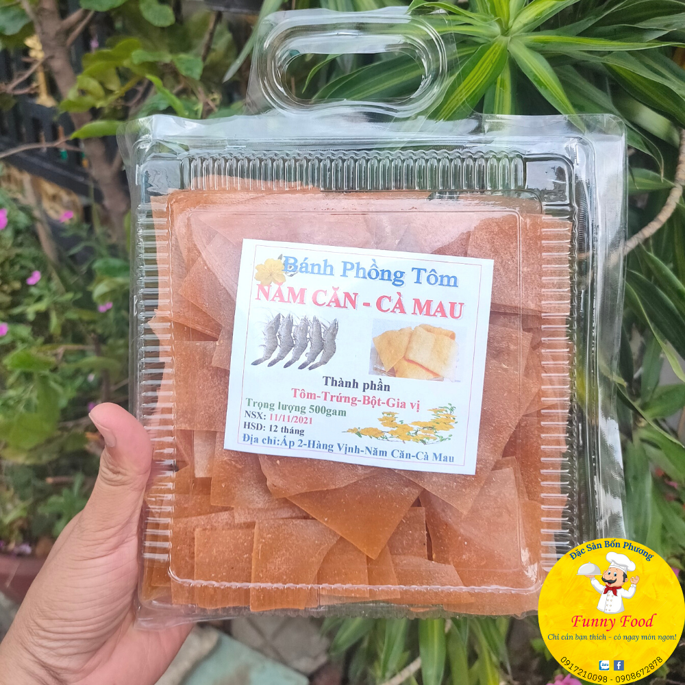 Bánh Phồng Tôm 500g – Đặc Sản Cà Mau - Funnyfood