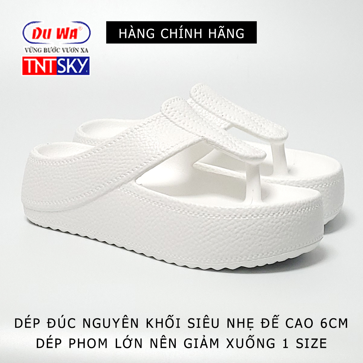 Dép Nữ Xỏ Ngón Đúc Liền Khối Siêu Nhẹ - Hàng Chính Hãng - TK352