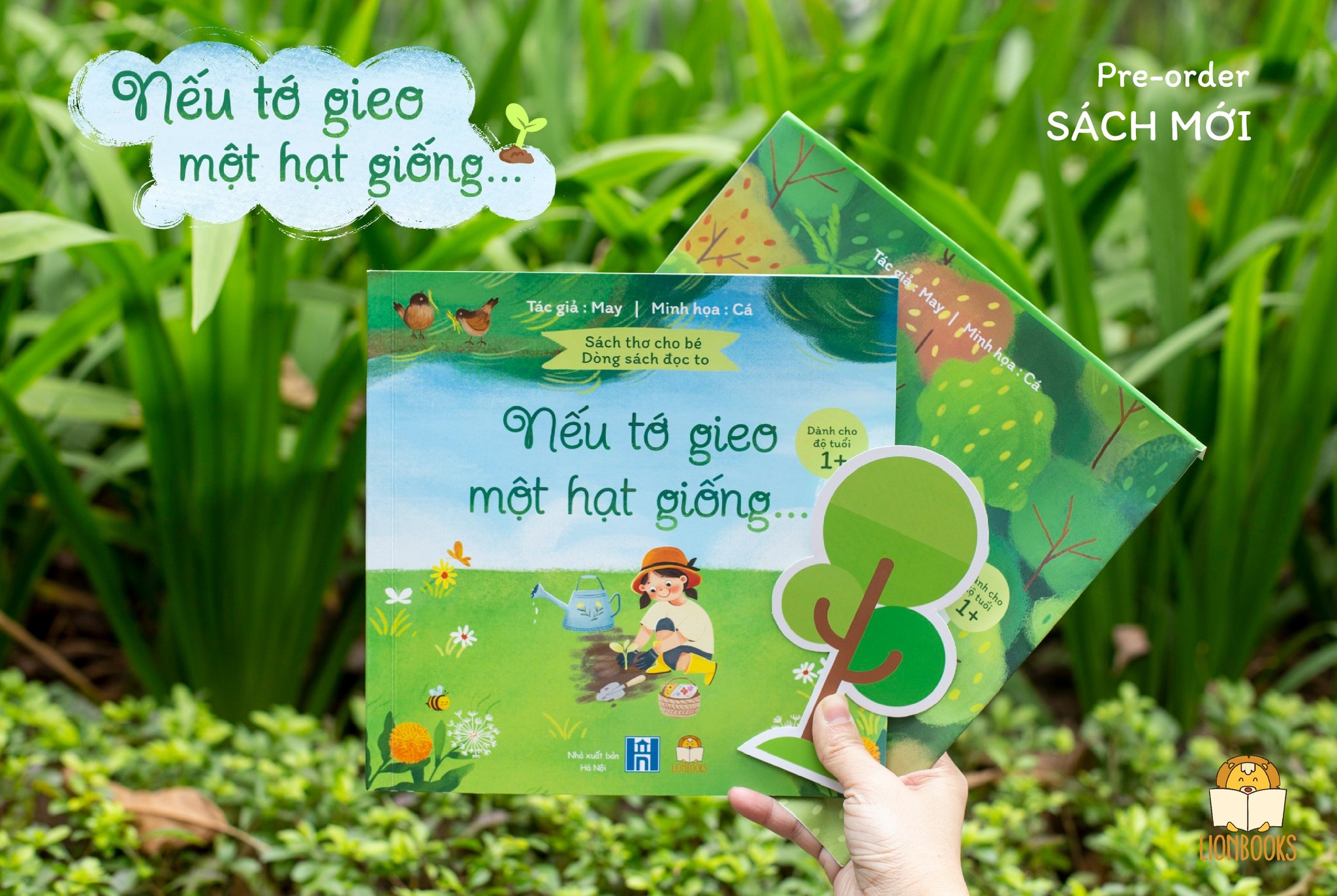 Set sách Nếu Tớ Gieo Một Hạt Giống... Sách thơ cho bé từ 1 tuổi tập nói, tập đọc