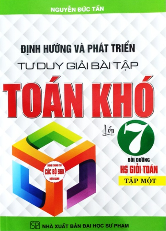 Sách - Combo Định hướng và phát triển tư duy giải bài tập toán khó 7 tập 1 + 2 -