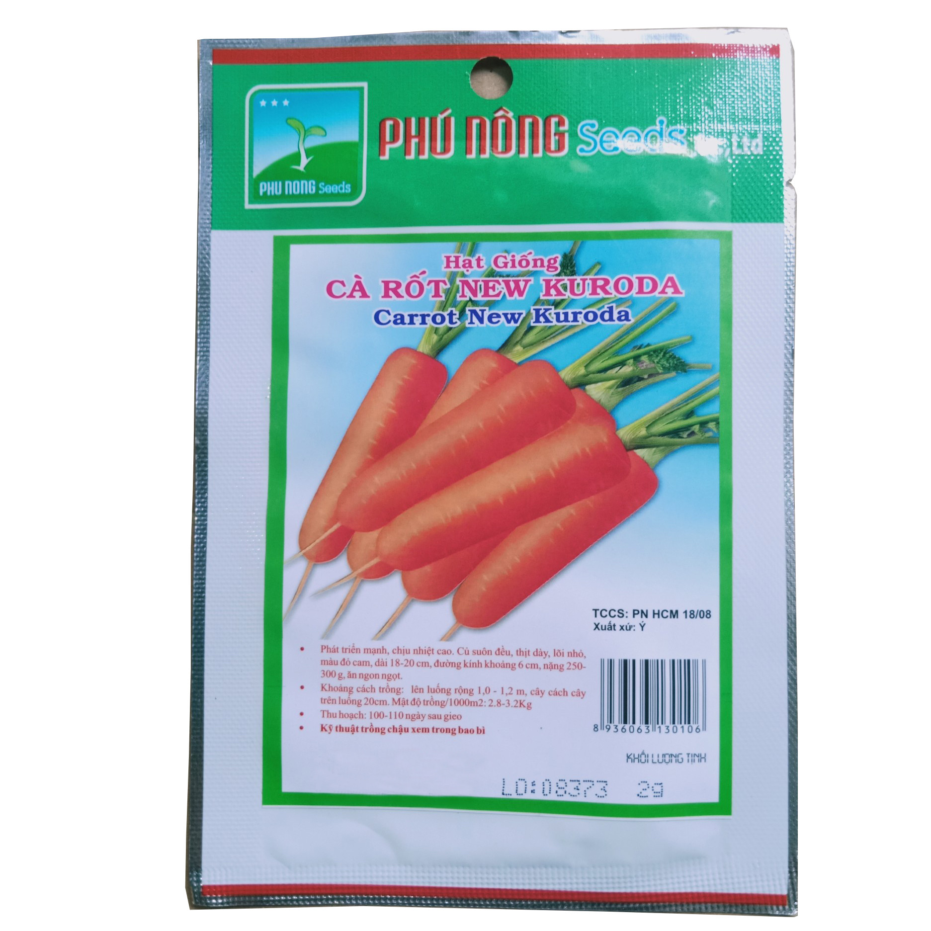 Hạt Giống Cà Rốt New Kuroda Phú Nông