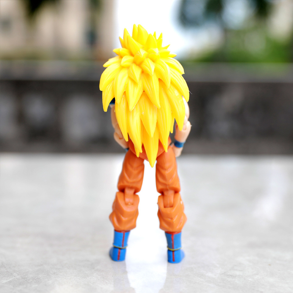 Mô hình khớp động dragonball Songoku SXD cấp 3 tóc dài tặng kèm ngọc rồng, bàn tay tư thế trưởng 2068 2