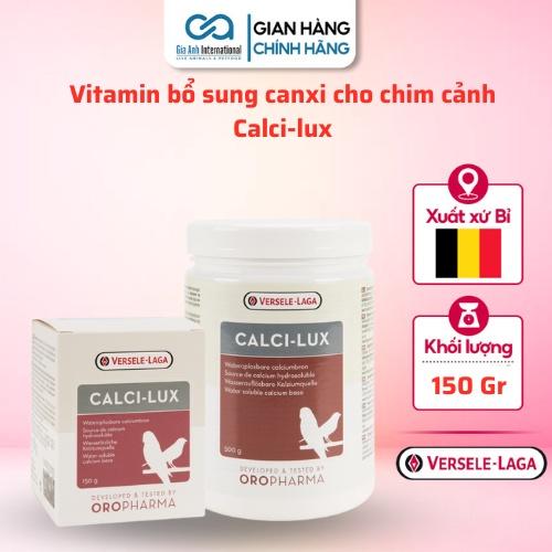Vitamin Bổ Sung Canxi Cho Chim Cảnh - Versele-laga Oropharma Calci-Lux Dạng Bột Dễ Sử Dụng Hộp 150g-500g