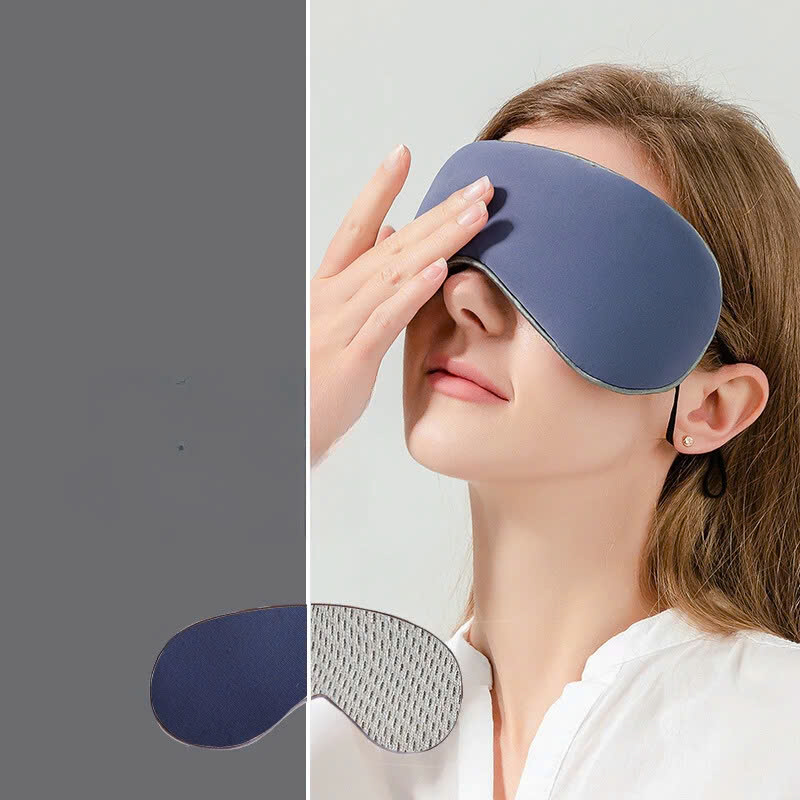 Bịt Che Mắt Ngủ Kèm Bịt Tai Văn Phòng, Trên Xe Ô tô, Máy Bay, Thoáng Khí, Mềm Mại Cho Giấc Ngủ Ngon, Mặt Nạ Ngủ. Du Lịch Dã Ngoại Phượt Thiền