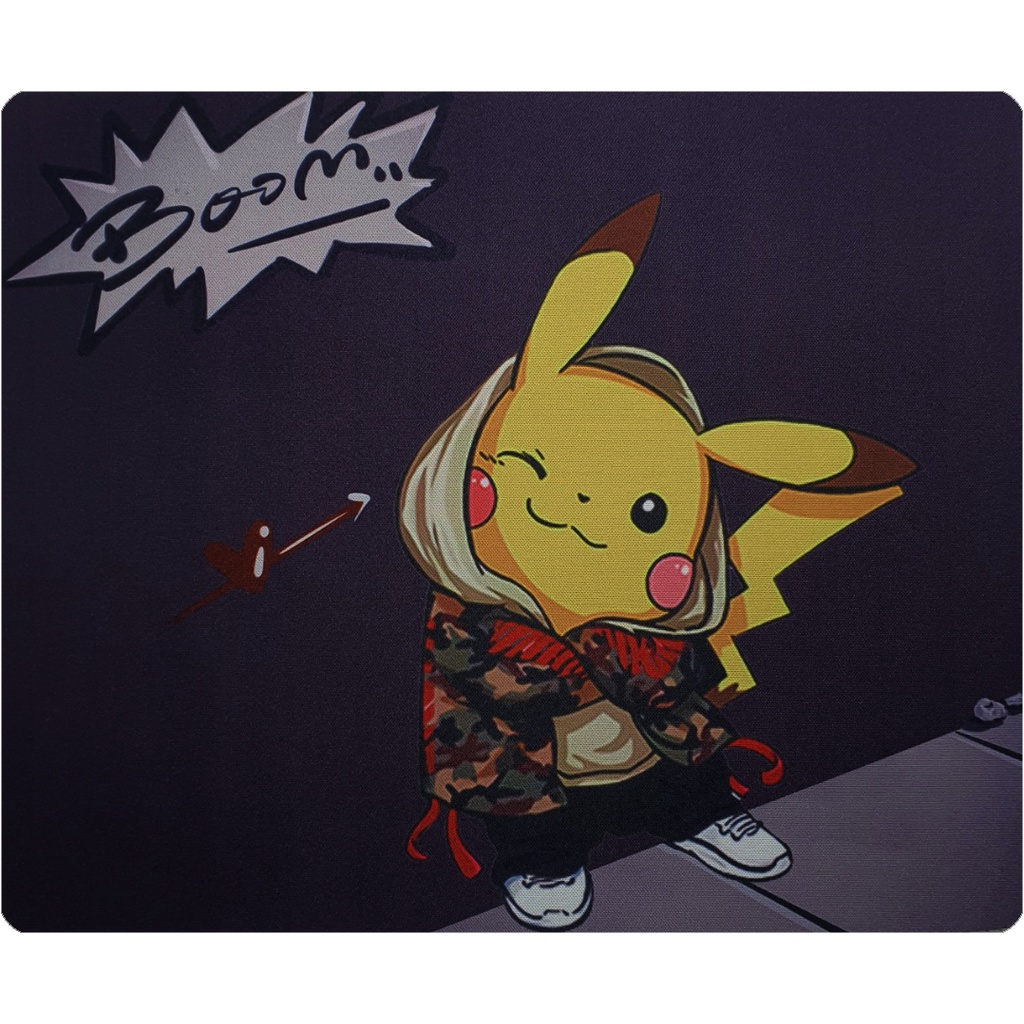 Lót Chuột Siêu Bền 26X21 Cm - Hàng Chính Hãng - Pikachu 2621
