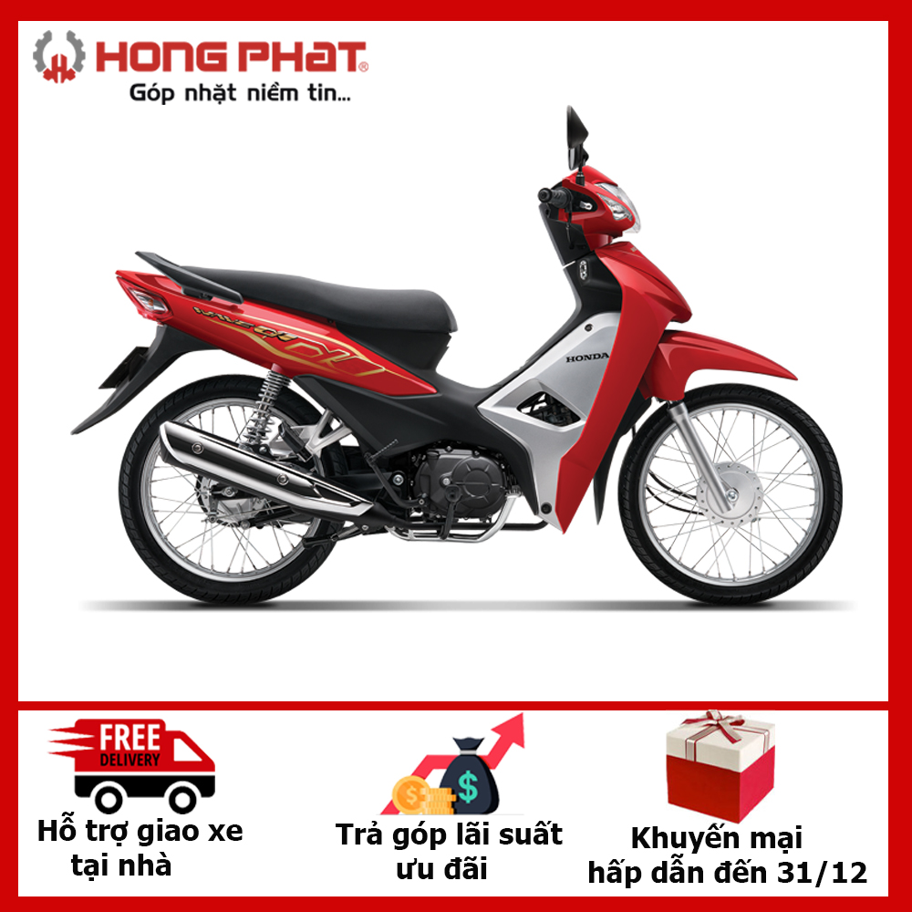 [ CHỈ GIAO TẠI HẢI PHÒNG ] - Xe Máy Honda Wave Alpha 110cc