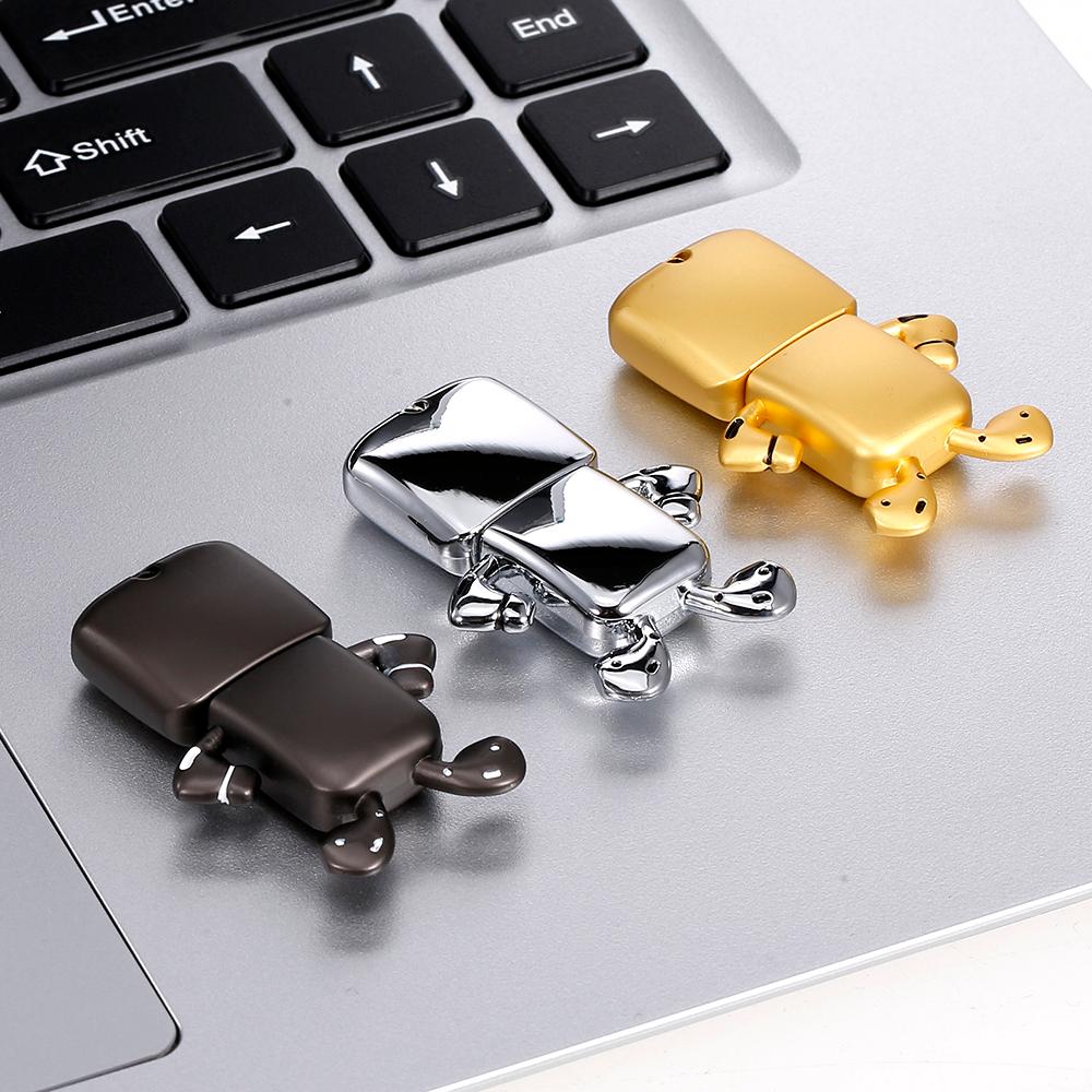 Ổ đĩa flash USB Di động Chống va đập Kim loại U Disk Car USB2.0 Metal cho máy tính để bàn/xách tay