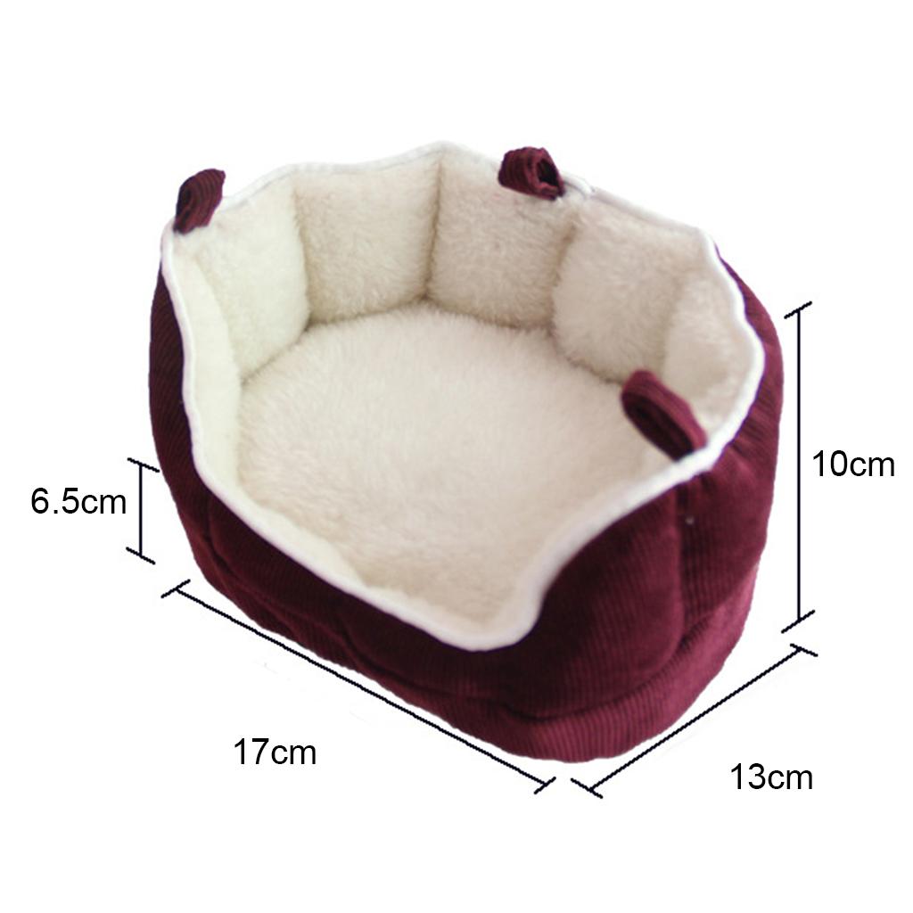 Pet Puppy Rat Chinchilla Hamster Guinea Pig Bed Nest Warm Cave House Coffee