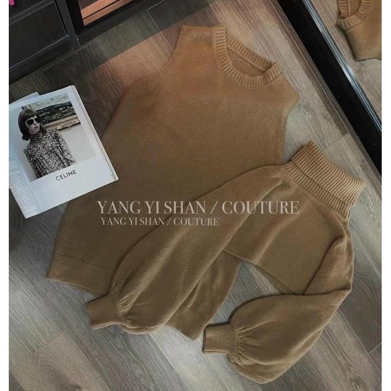 Set váy kèm áo len