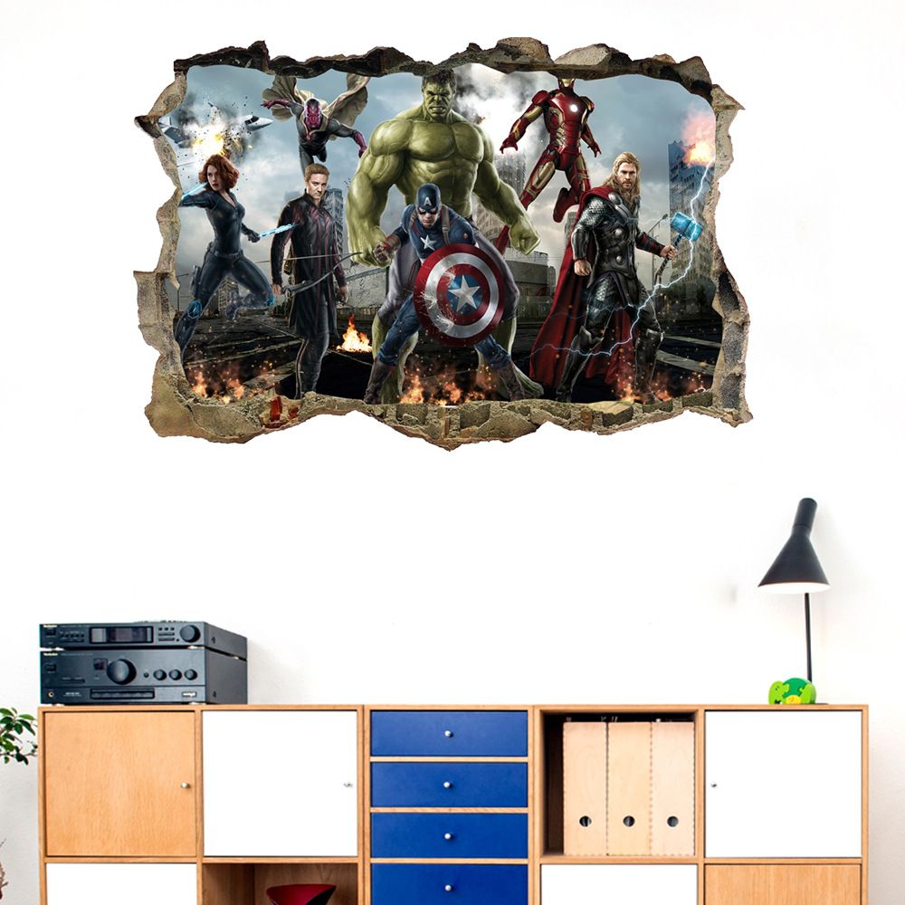 Decal Dán Tường Biệt Đội Báo Thù Avengers mẫu 6