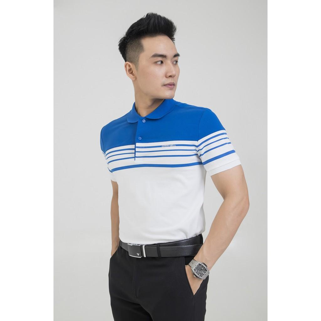 Áo thun polo nam cao cấp phối màu chất cotton mềm mịn thấm hút mồ hôi chính hãng DARNELL DN13-D3