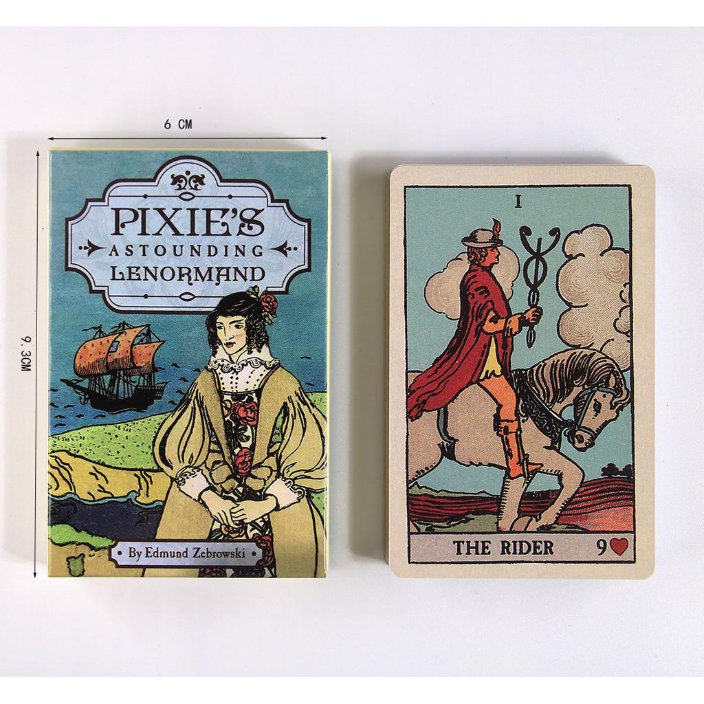 Bài Lenormand Pixie's Astounding Lenormand 36 Lá Bài Tặng Đá Thanh Tẩy