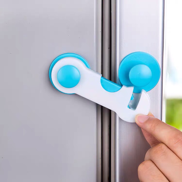 Set 2 khóa chốt cài cửa tủ lạnh an toàn cho bé -  CKGT