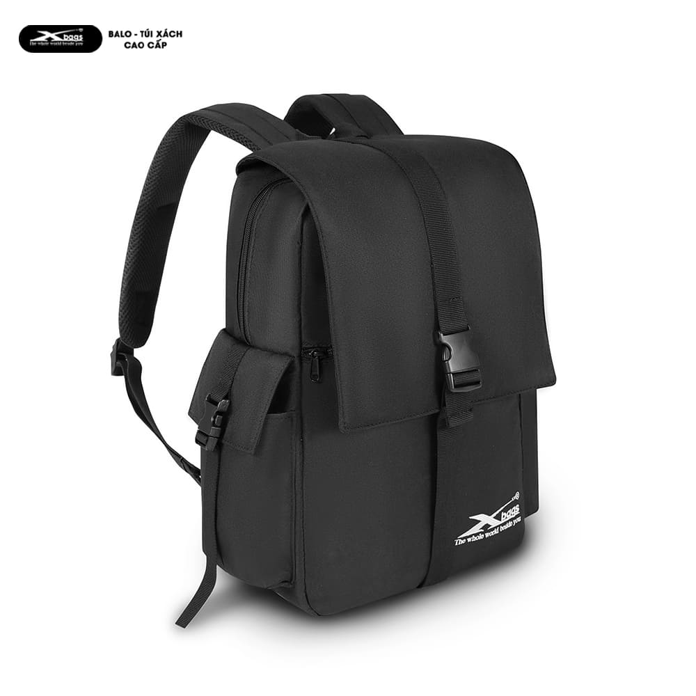 Balo Laptop Thời Trang Xbags Modern Màu Đen, Nhiều Ngăn Tiện Dụng, Đựng Laptop 14 Inch, Sang Trọng Nhỏ Gọn!