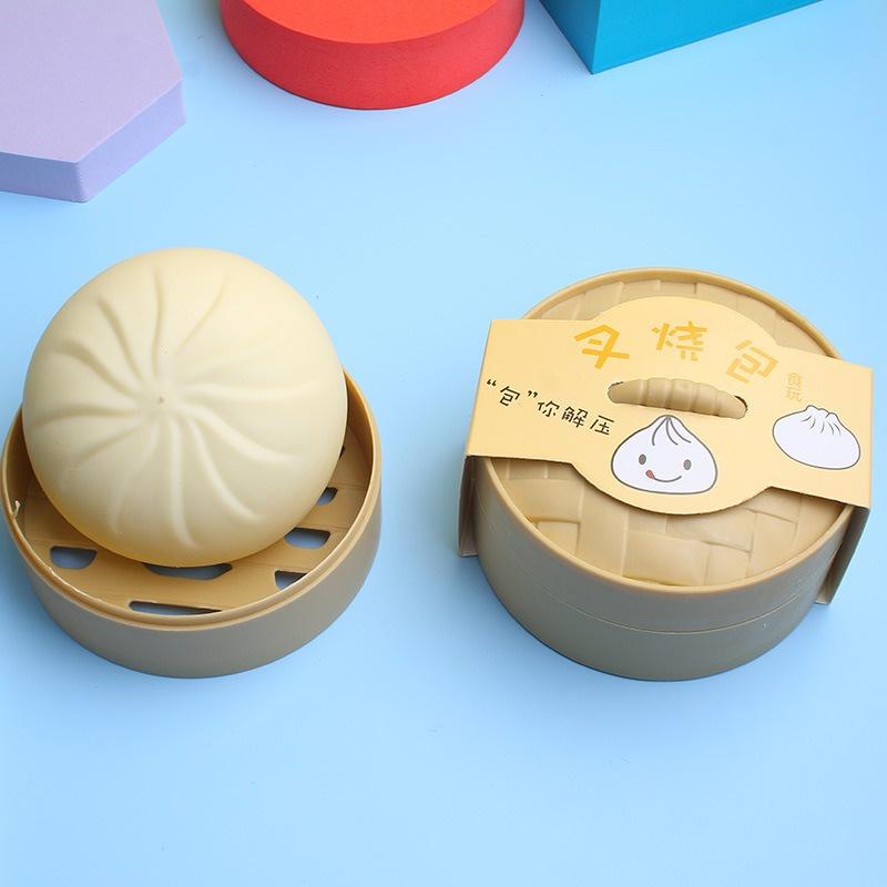Bánh bao Squishy Mochi Cute  HOT TREND  Đồ Chơi Mochi Xả Stress Dễ Thương Xua Tan Mệt Mỏ
