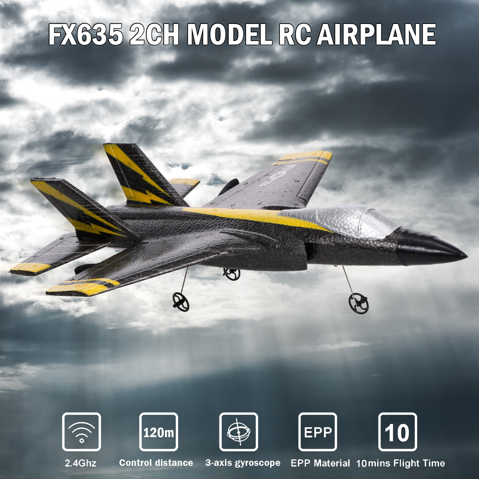 Máy bay điều khiển từ xa RC FX635 2.4Ghz cánh cố định