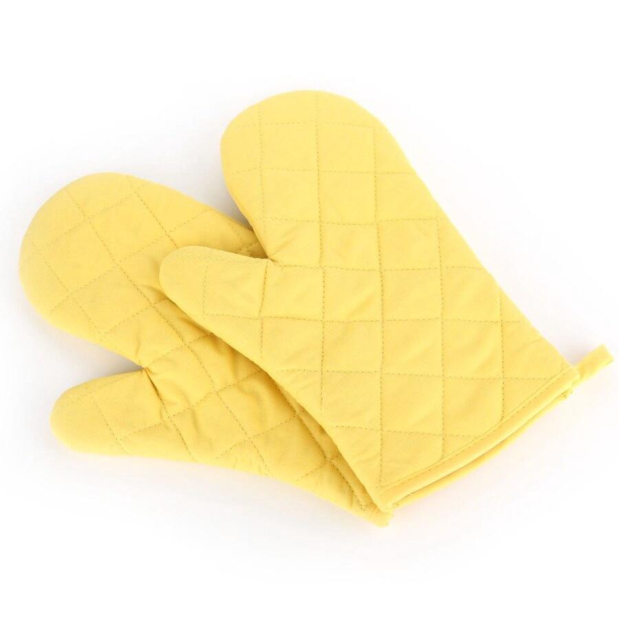 2pcs/set Kichen Microwave Oven Gloves Baking Oven Special Heat Insulation Anti - ironing High Temperature Resistant Gloves