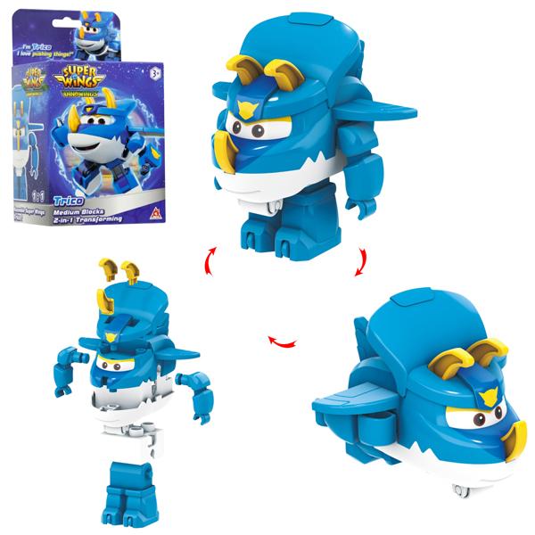Đồ Chơi Lắp Ráp Robot Biến Hình Khủng Long Trico Sức Mạnh - Superwings EU380520-3