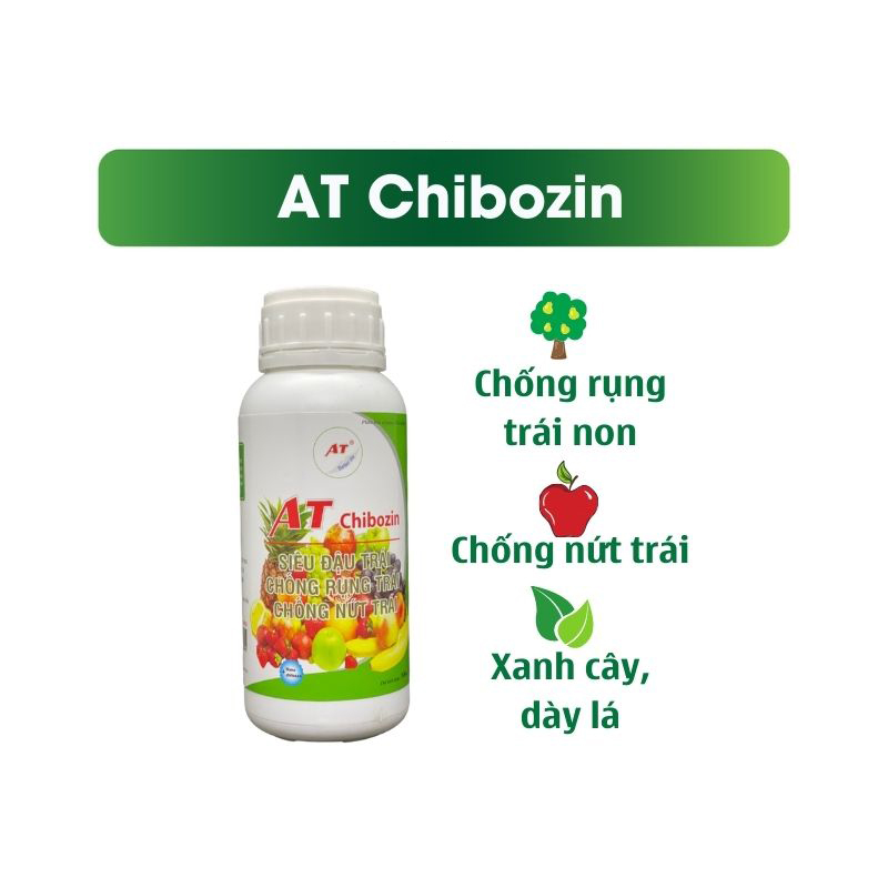 Chế phẩm sinh học chống rụng trái non, chống nứt trái chuyên cây ăn trái – AT Chibozin 500ml